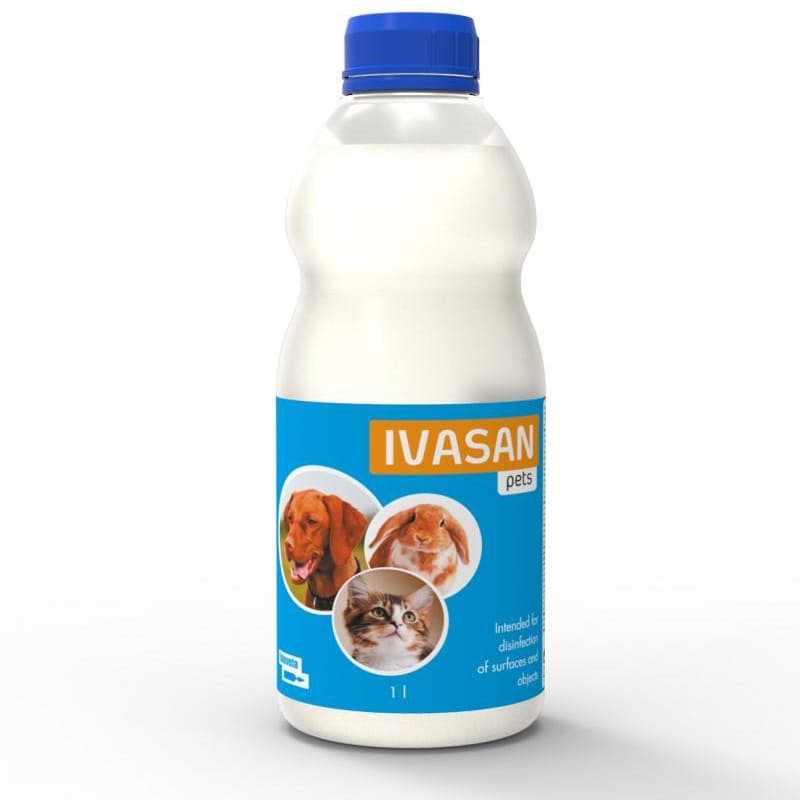Ivasan Pets dezinfekcijas līdzeklis dzīvnieku videi koncentrāts 1 L